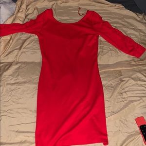 Red dress